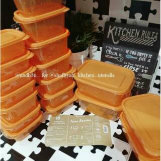 Jual Technoplast New Azumi Food Container Wadah Makanan Set Of Pcs