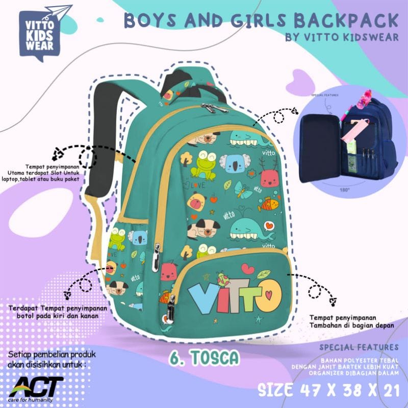 

Tas Sekolah, Ransel Anak, Backpack Anak, Tas Anak Sekolah