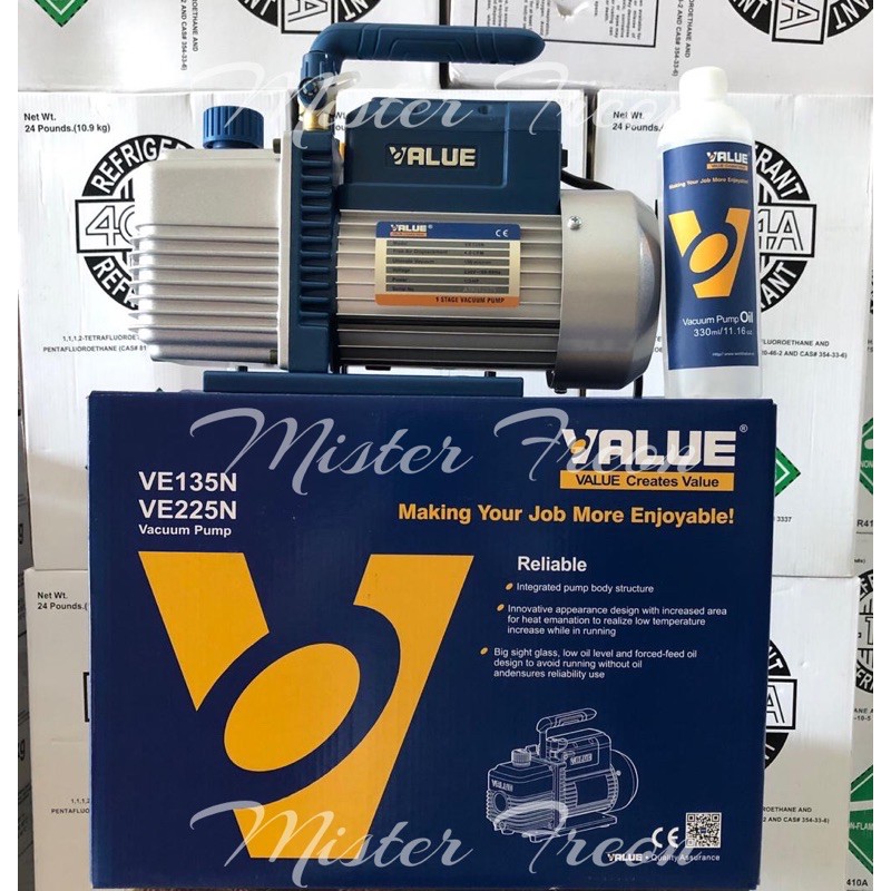 VALUE Vacuum Pump VE135N 1/3HP