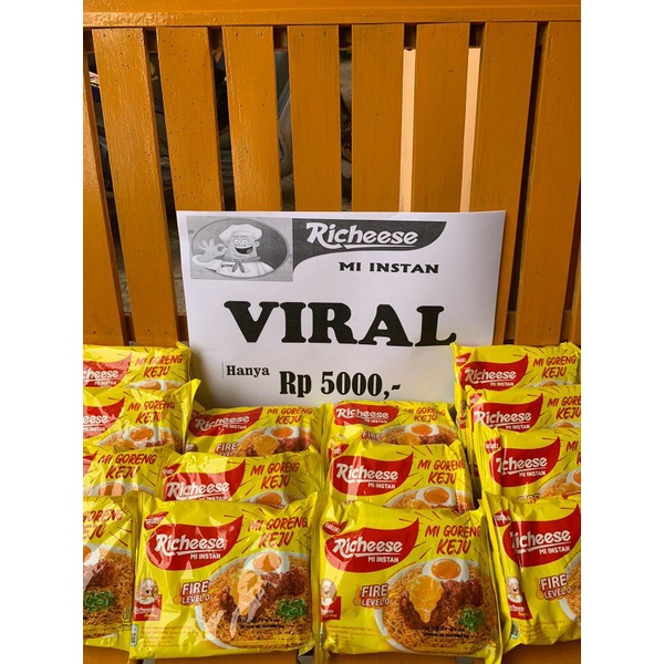 

mie richeese viral dan murah level 0