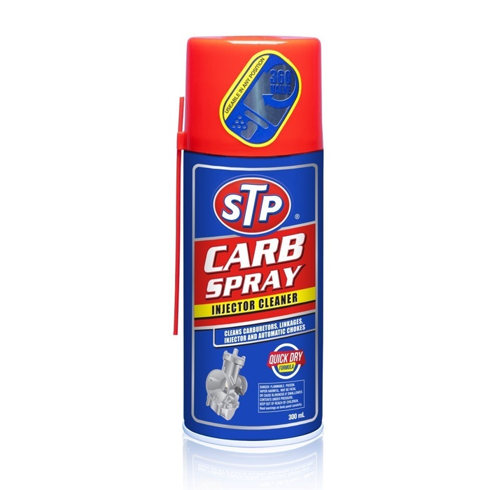 STP Carb Spray Injector Cleaner 300mL Pembersih Carburator Mobil Motor