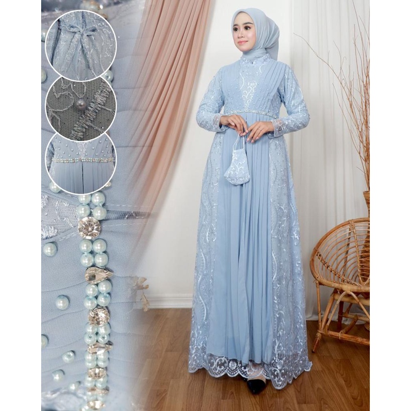 Gamis Verlita 9 / Outfit Gamis Pesta / Kebaya Modern