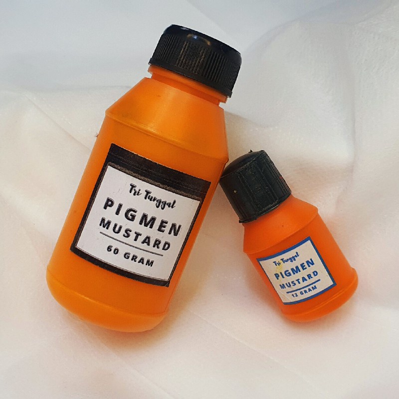 PIGMEN 12gr MINI MUSTARD Kuning Macaron Kecil Pewarna Sablon Pigment Color Slime DIY Waterbased Tie Dye Cat Warna Warni Air Cairan Liquid Paint Painting Kerajinan Prakarya Art Seni Kesenian Alat Perlengkapan Mewarna Melukis Lukis Grosir Prakarya Malang