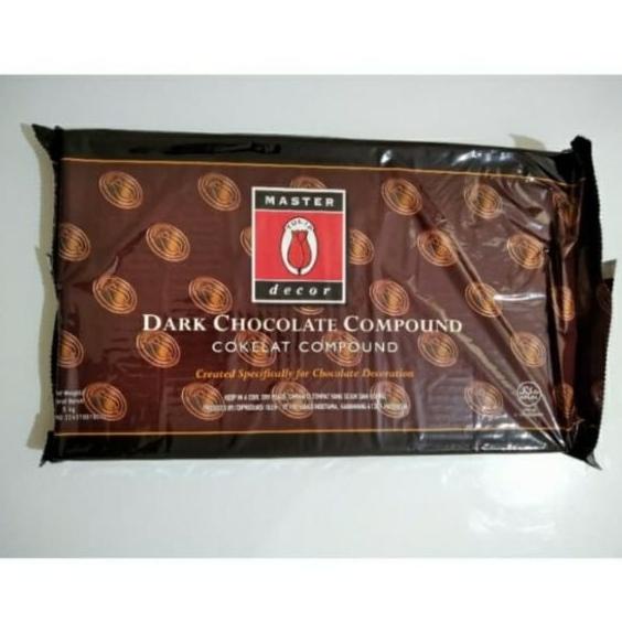 

Dark chocolate compound Tulip Master Decor 5 kg khusus grab dan gojek