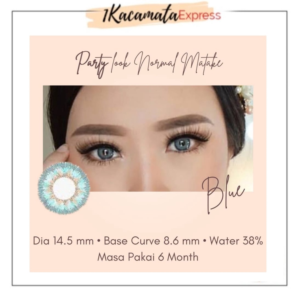 SOFTLENS WARNA NORMAL PARTY LOOK MATAKE