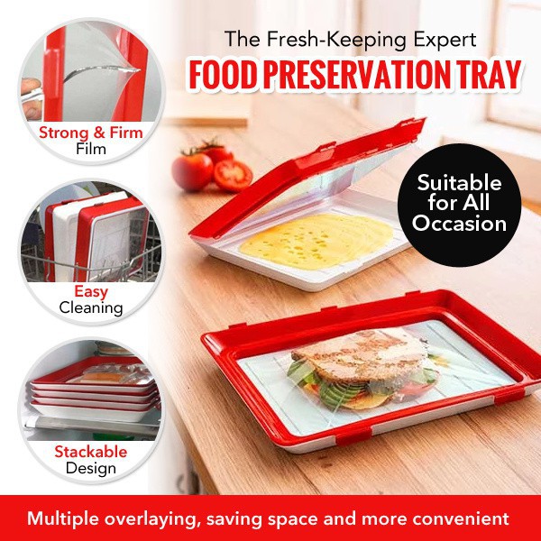 ZILLO Tempat Makanan Fresh Vacuum Food Tray Wadah Makanan Tray Food Fresh Vakum Sealer Kedap Udara