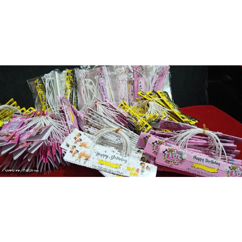 KEMASAN SNACK  ULTAH ANAK KARAKTER