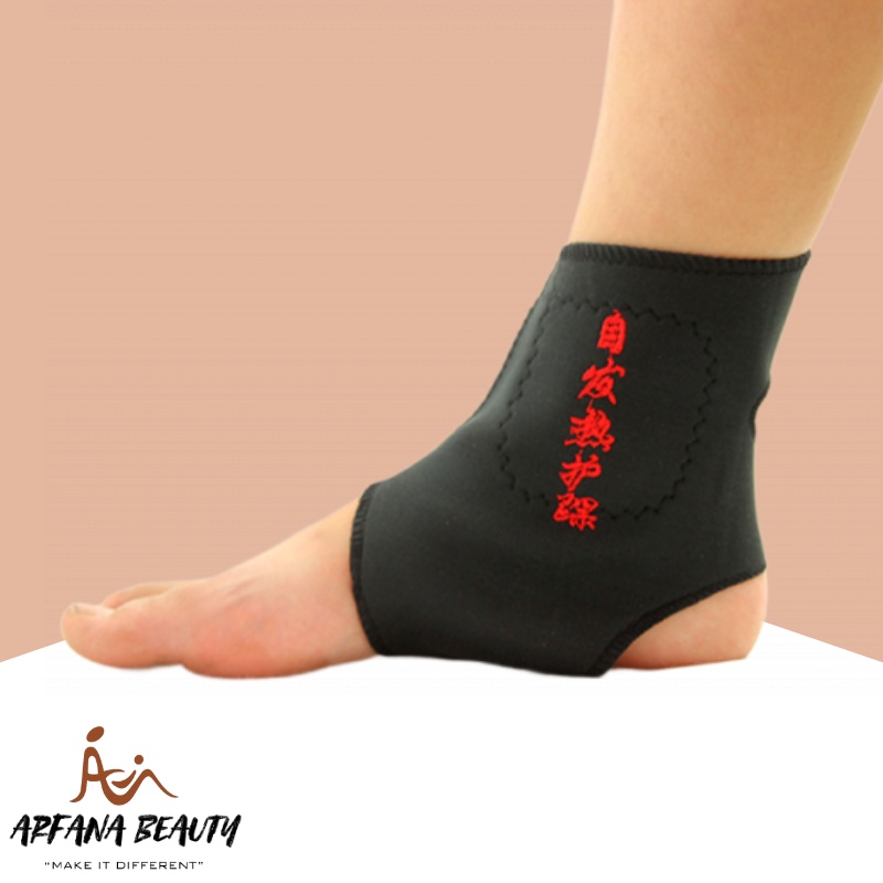 Deker Pergelangan Kaki Sabuk Terapi Alat Terapi Pemanas Engkel Ankle Magnetik Nyeri 2pcs (TANPA TULISAN CINA)