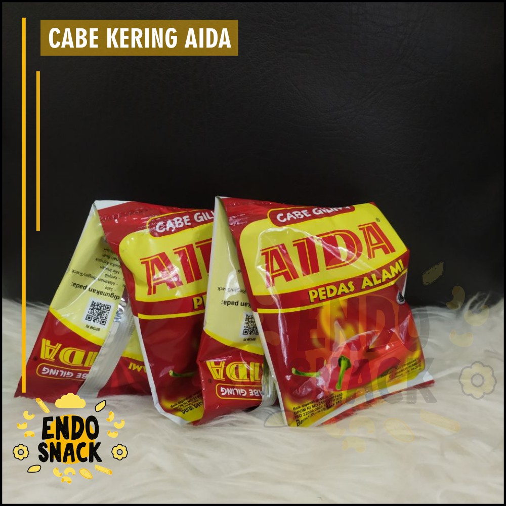 25gr Cabe Kering AIDA Cabai Giling dijamin Pedass Bumbu Pelengkap Baso Aci, Seblak, Cimol