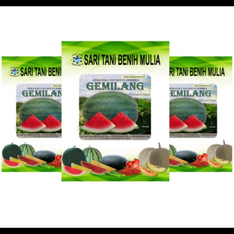 Benih Semangka Gemilang 20gr Cap Sari Tani