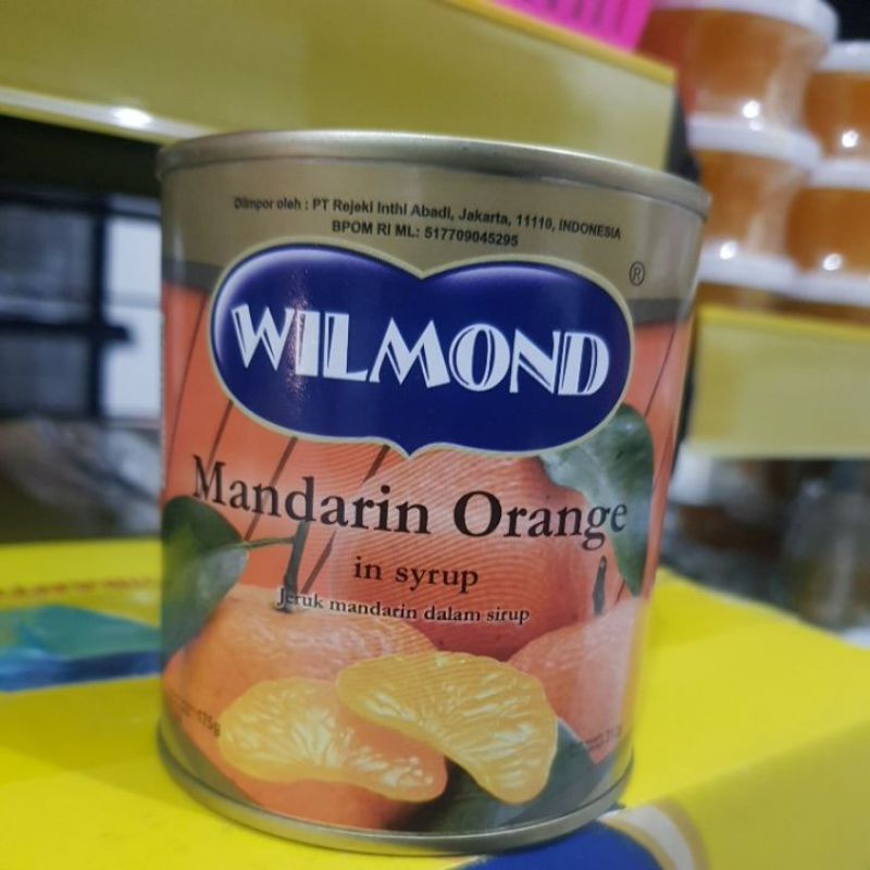 

wilmond mandarin orange in syrup(jeruk mandarin dalam sirup)/312g