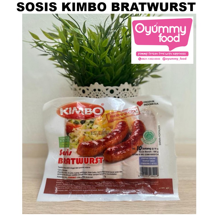 

SOSIS KIMBO BRATWURST 500 GR ISI 10PCS