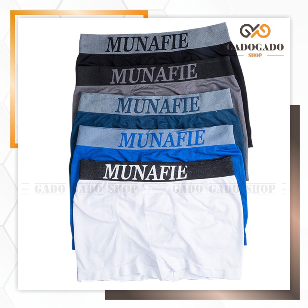 GGS CELANA DALAM PRIA BOXER  MUNAFIE  MAN UNDERWEAR SLEMPAK 