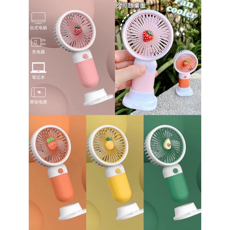 Kipas Angin Mini / Kipas Mini Buah / Mini fan lucu / kipas mini tangan