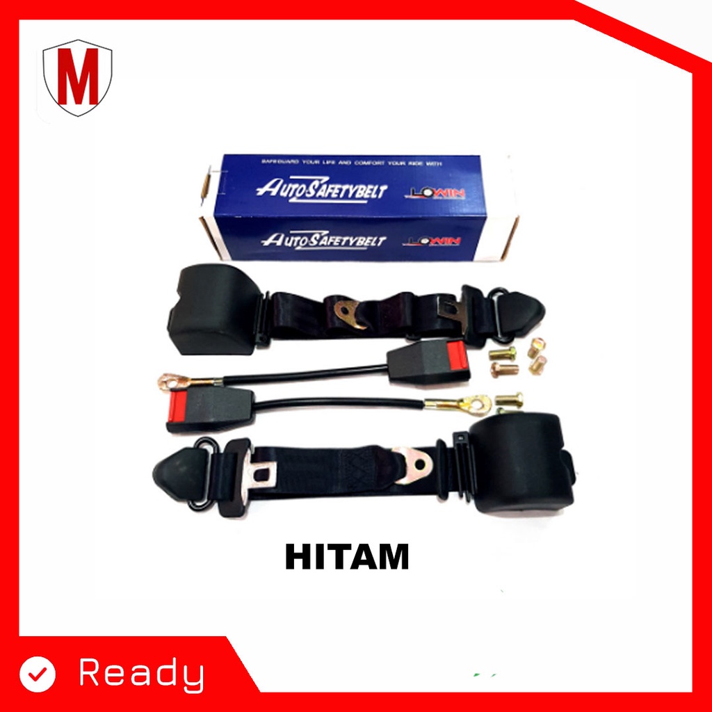 Sabuk Pengaman / Safety Belt / Safetybelt Mobil Otomatis 3 Titik Universal
