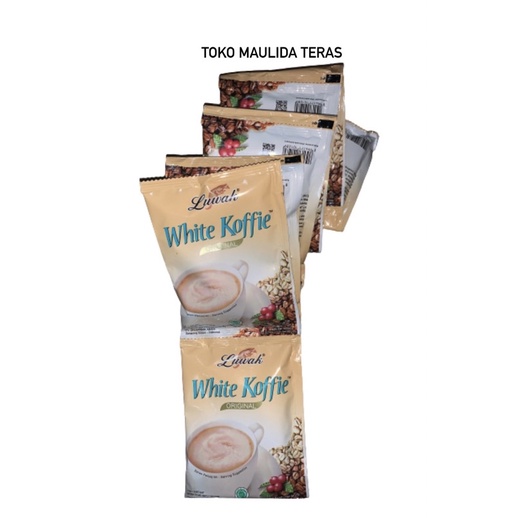 

KOPI LUWAK WHITE KOFFIE ORIGINAL ISI 10 sachet / 1 renteng