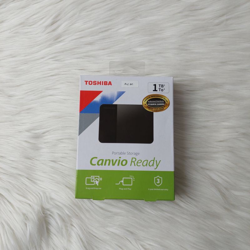 Harddisk Eksternal Toshiba Canvio Ready 1TB Hardisk External USB 3.0 Bergaransi