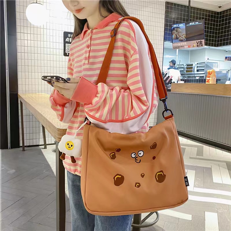 pink mall-Tas nylon Selempang Cute Motif TAS TOTE BAG WANITA / TOTE BAG WANITA / TOTE BAG MURAH