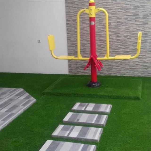 ALAT FITNESS OUTDOOR DOUBLE /LEG PRESS / ALAT OLAHRAGA OUTDOOR