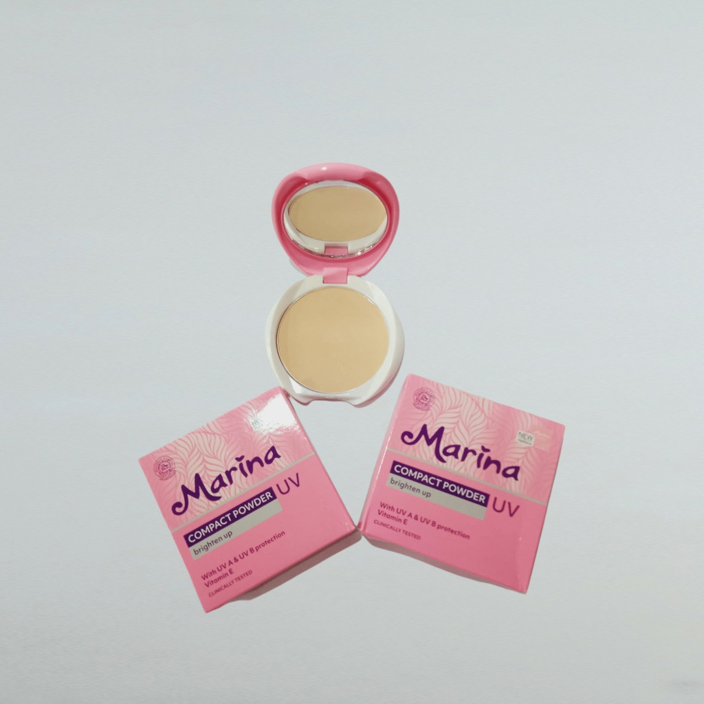 BEDAK MARINA UV PROTECTION COMPACT POWDER - MARINA BEDAK PADAT UV PROTECTION