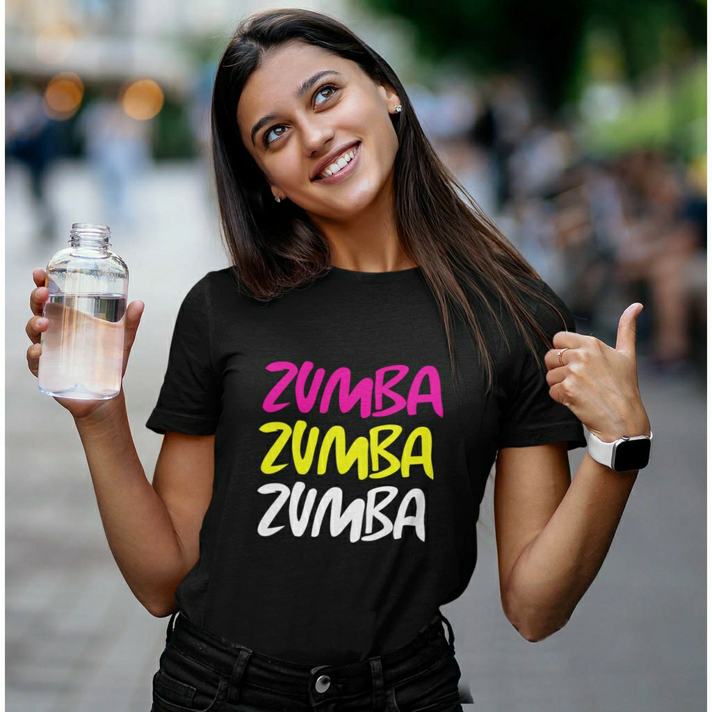 BAJU SENAM ZUMBA | KAOS SENAM ZUMBA TRIPLE