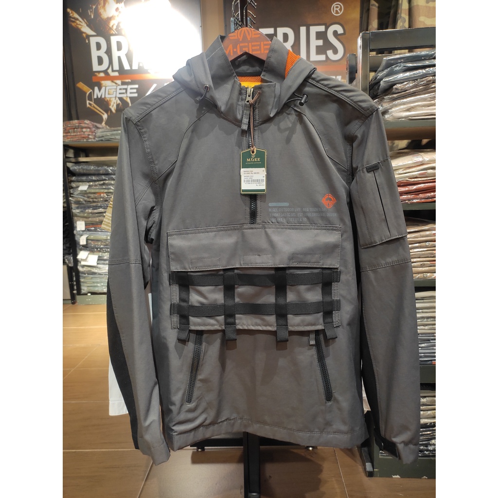 MGEE JAKET OUTDOOR PRIA MGEE ORIGINAL Sniper C002 Dark Grey