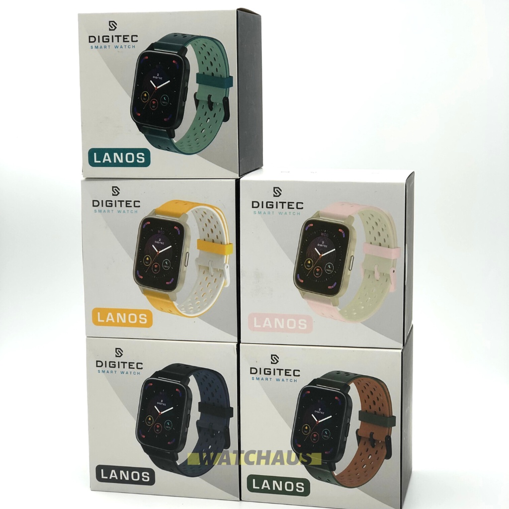 JAM TANGAN UNISEX DIGITEC SMARTWATCH LANOS ORIGINAL RUBBER STRAP