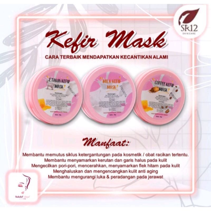 SR12 MASKER KEFIR KOPI BPOM ORIGINAL / COFFEE KEFIR MASK