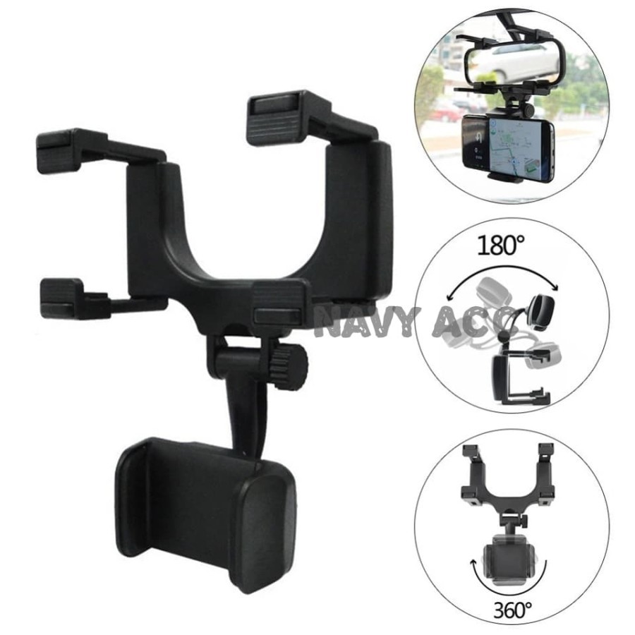 Phone Holder Mobil Dashboard Car Holder Hp Mobil Handphone Tempat Hp di Pegangan Bracket Hp ORI JS62