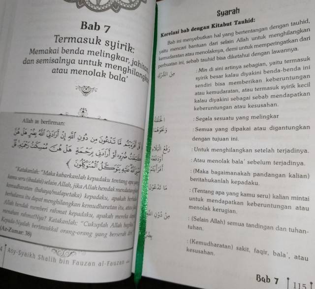 Ringkasan Syarah Kitab Tauhid EDISI TERBARU + MATAN ARAB