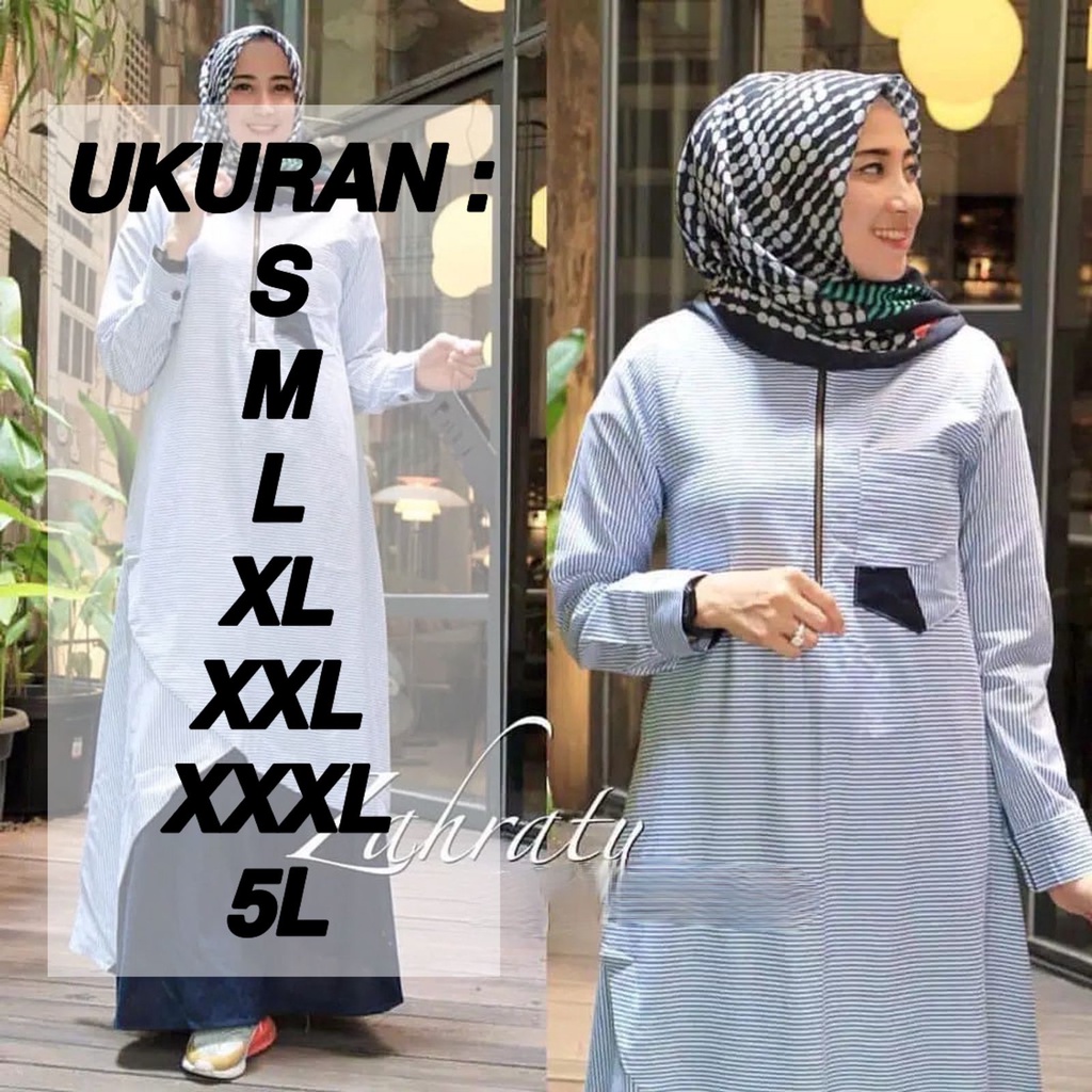 BUY 1 GET 1FREE | ( S M L XL ) GAMIS BUSUI / SUPPLIER BAJU WANITA / Zahratu maxi