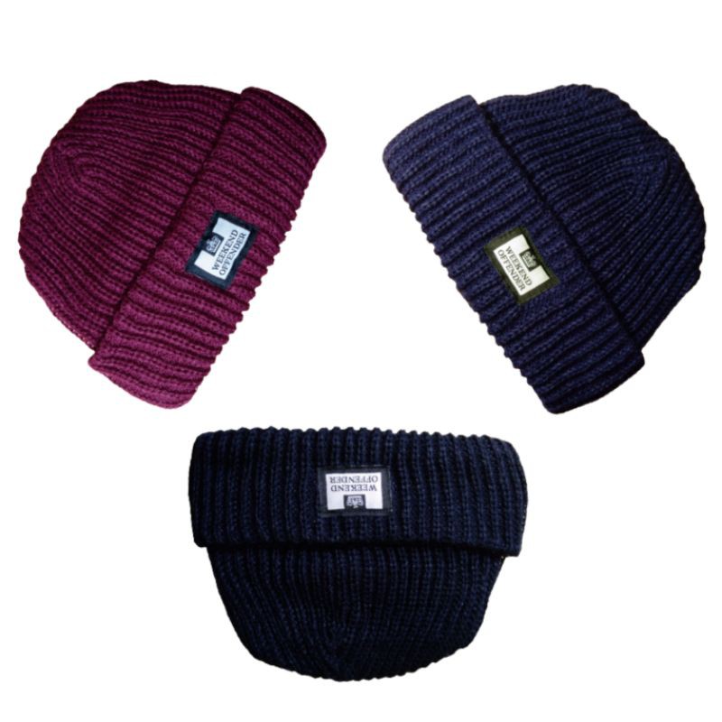 BEANIE HAT WEEKEND OFFENDER | TOPI KUPLUK CASUAL | FOOTBALL | KUPLUK BEANIE MURAH