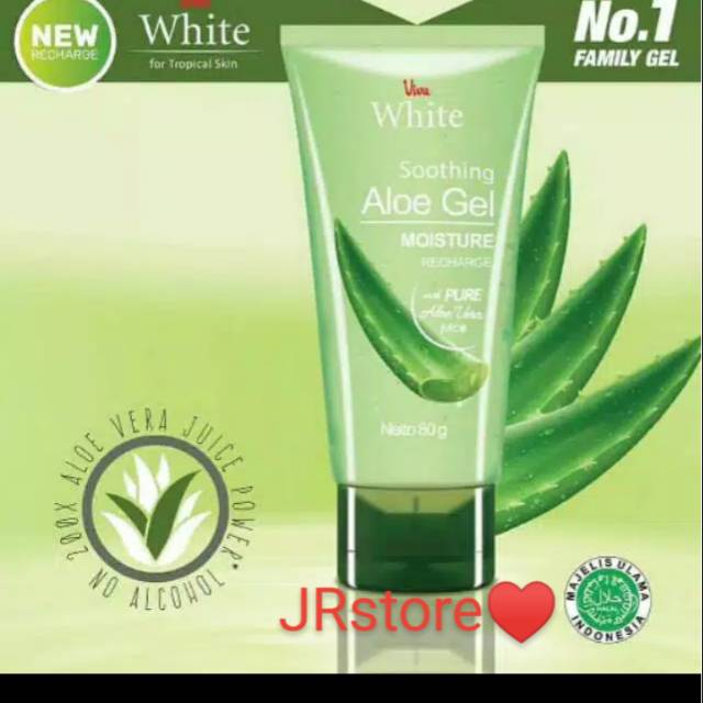 Viva White Shooting Aloe Gel moisture with pure aloe vera juice 200x