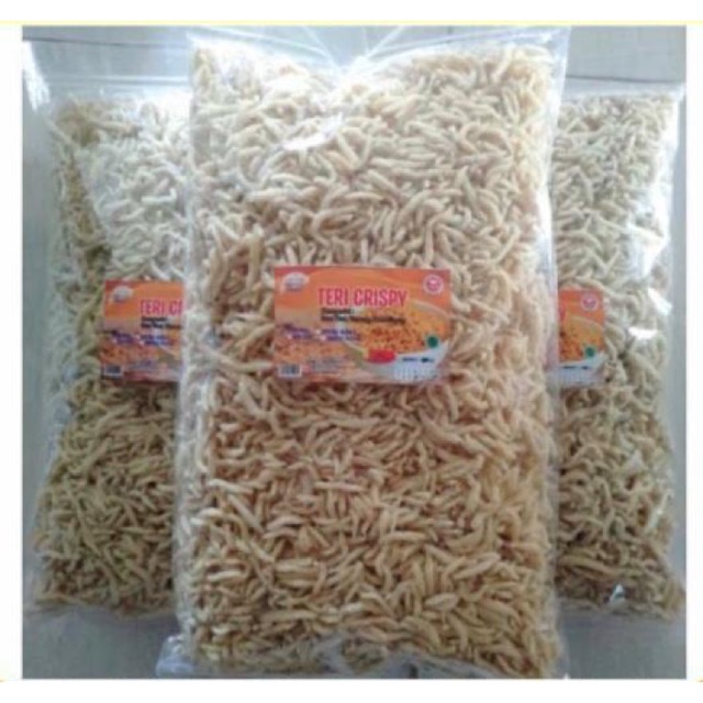 

Teri crispy kemasan 1 kg isi 2