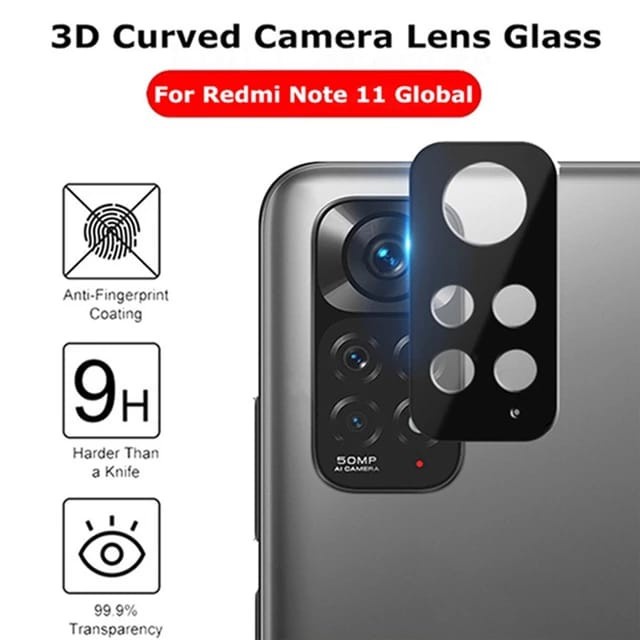 XIAOMI REDMI NOTE 11 / NOTE 11 PRO 4G 5G NOTE 10 10S 10 5G 10 PRO 9 9 PRO PREMIUM FRAME CAMERA 3D ROUND EDGE KAMERA