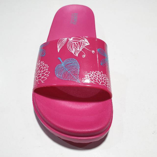 jelly sandal wanita luofu slide slop cewek karet import 7159L4