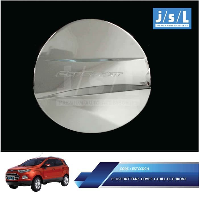 Tank Cover  Tank Bensin Ecosport Chrome Model Cadilac