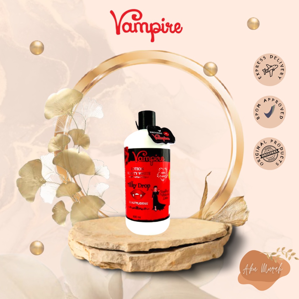 ✨ AKU MURAH ✨Lotion Vampire BPOM 500ML RedLabel  / Aroma Rose [MERAH]