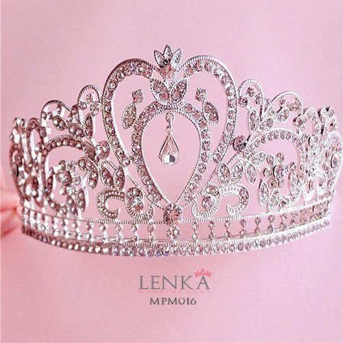 [SIAP KIRIM] WEDDING CROWN SILVER HEADPIECE PESTA PENGANTIN MODERN MPM016