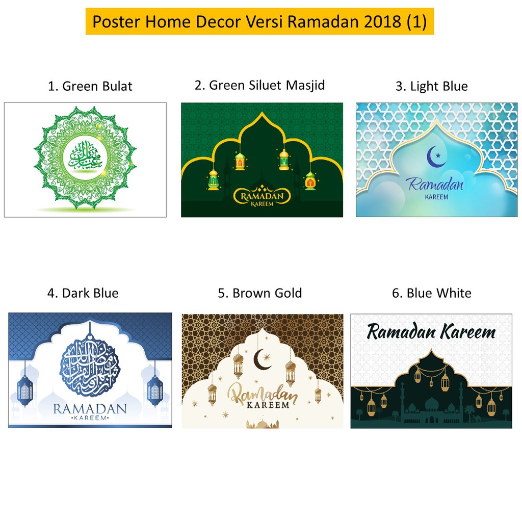 Dekorasi Poster Ramadhan Ideku Unik