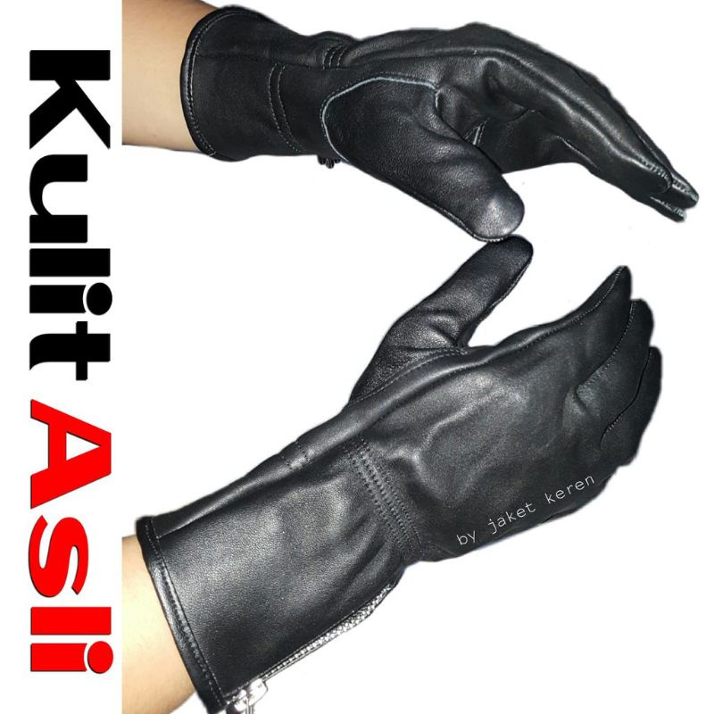 Sarung tangan kulit asli / sarung tangan Motor Kulit Asli