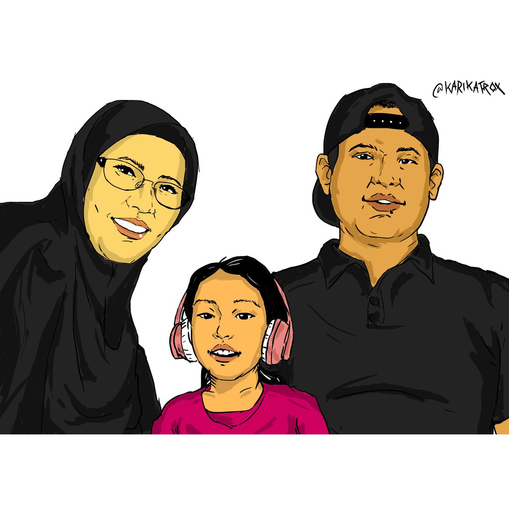 Karikatur murah / ilustrasi wajah / karikatur wajah / doodle / gambar / lukis wajah murah / sketsa