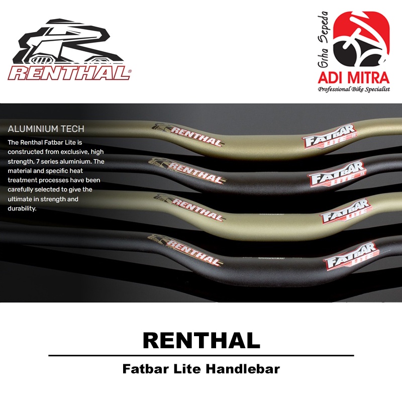 Renthal Fatbar Lite Handlebar Stang Sepeda MTB / DH