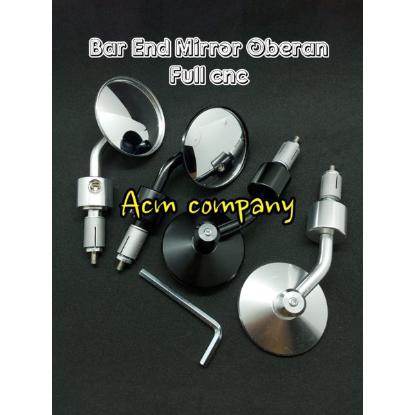 New Spion Jalu Variasi Oberan Full cnc Kaca Cembung For Vespa Fazzion Scoopy