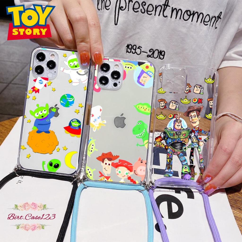 Softcase Slingcase Lanyard Bening TOY STORY Iphone 7g+ 7s+ 8g+ 8s+ X Xs Xr 11 12 Mini Pro Max BC4841