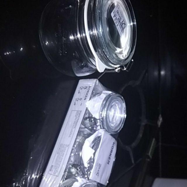 Toples Bumbu Kaca Krkn Tempat Penyimpanan Bumbu Masak 13cl Isi 3 Pcs