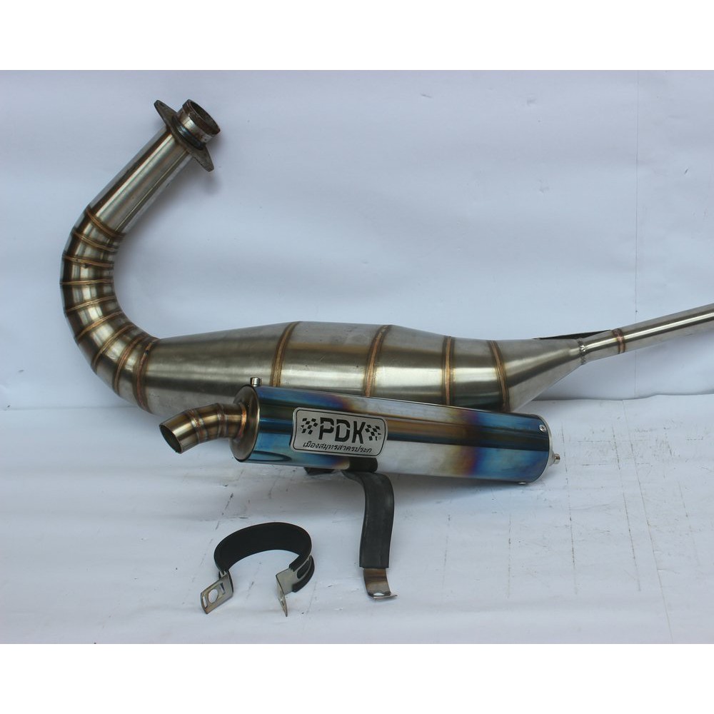 knalpot racing ninja r dan rr PDK pelangi full stainles h bac 91