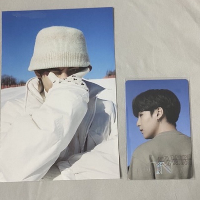 BTS SUGA Yoongi FILA ON Photocard Official PC FREE WINPACK Winter Package Photo Taehyung V Bangtan
