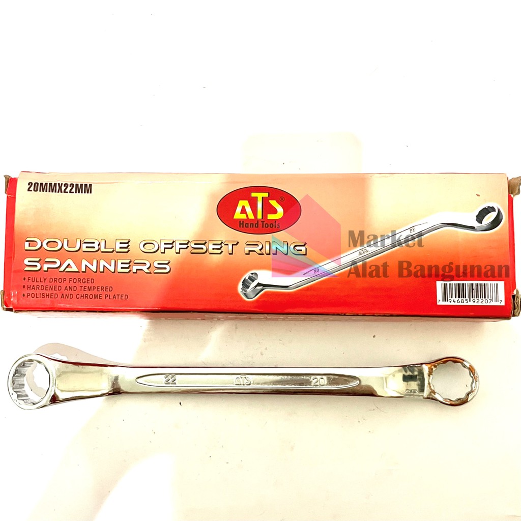 Kunci Ring 20 x 22 mm ATS