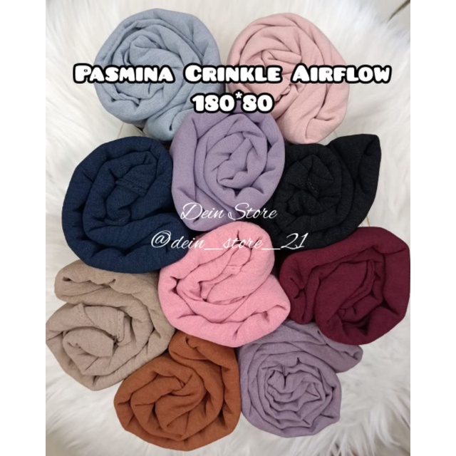 Pasmina Crinkle Airflow Hijab Pashmina Crinkle Airflow